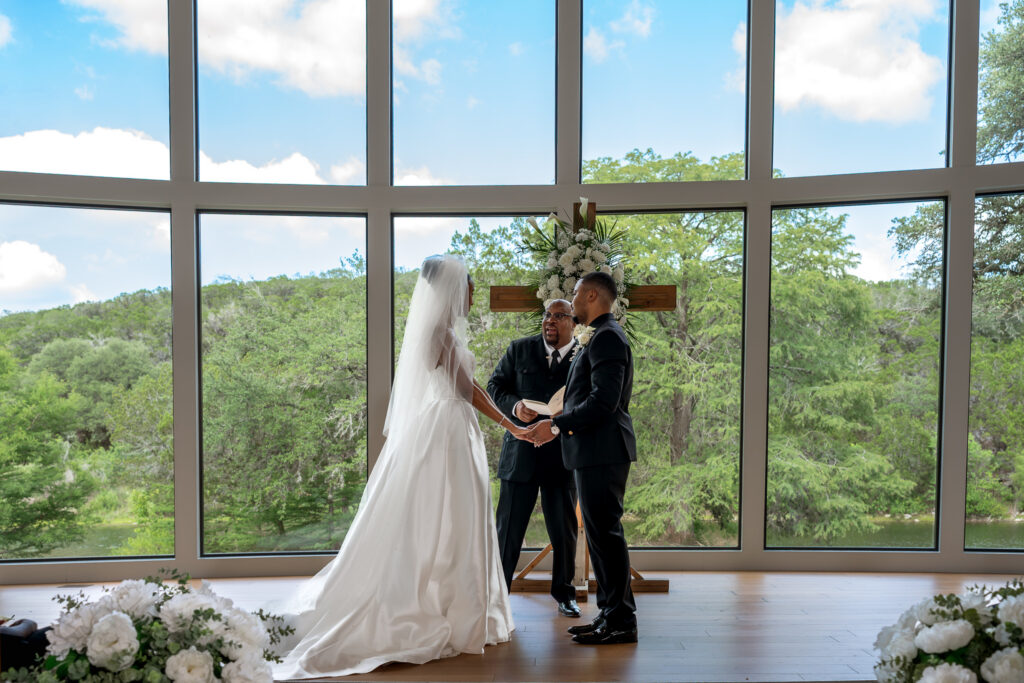 Jordan and Cameron’s black tie wedding party at The Preserve at Canyon Lake